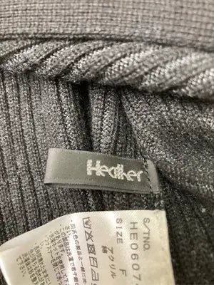 Heather/ヘザー/Tシャツ/カットソー/トップス/ブラック/F