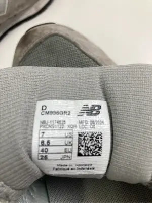 New Balance/ニューバランス/スニーカー/シューズ/グレー/25