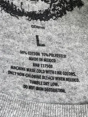 Disney/ディズニー/Tシャツ/カットソー/トップス/グレー/L