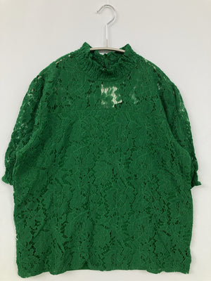 シャツ/ブラウス/トップス/グリーン/L