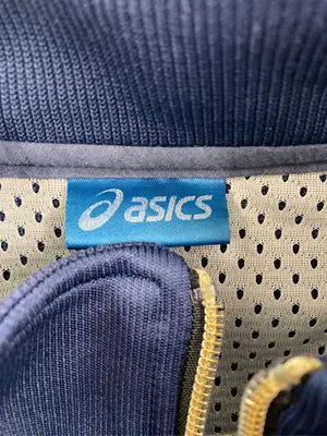 ASICS/アシックス/ジャージ/トラックジャケット/トップス/ネイビー/S