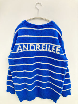 HOOK/フック/ニット/セーター/トップス/ブルー/L