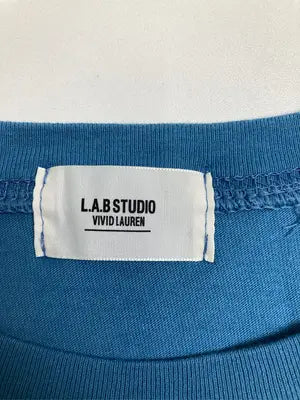 L.A.B STUDIO/ラボスタジオ/Tシャツ/カットソー/トップス/ブルー