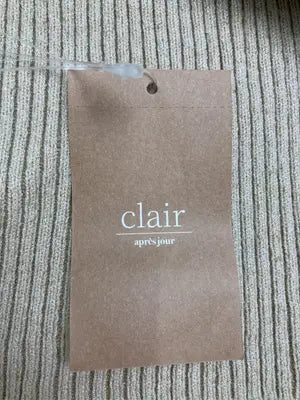 clair/クレール/ニット/セーター/トップス/ベージュ/LL