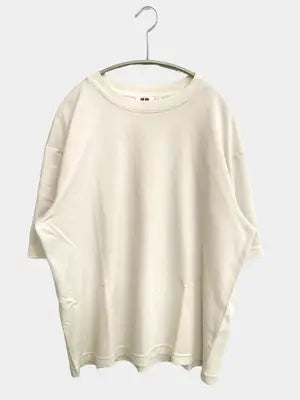 UNIQLO U/ユニクロユー/Tシャツ/カットソー/トップス/アイボリー/L