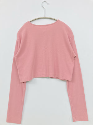 nemne/ネンネ/カーディガン/ボレロ/トップス/ピンク/フリー