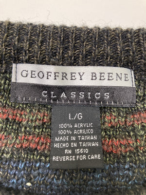 GEOFFREY BEENE/ジェフリービーン/ニット/セーター/トップス/グレー/L/G