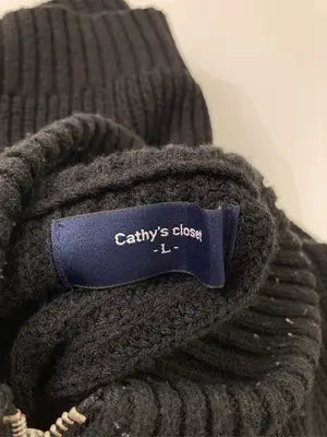 Cathy's closet/キャシーズクローゼット/ニット/セーター/トップス/ブラック/L