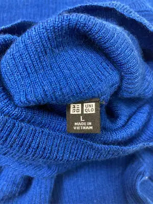 UNIQLO/ユニクロ/ニット/セーター/トップス/ブルー/L