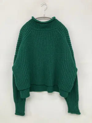 Denifits/ニット/セーター/トップス/グリーン/M