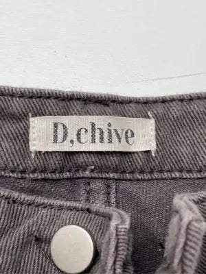 D,chive/デニムパンツ/パンツ/ブラウン/S