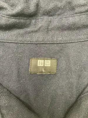 UNIQLO/ユニクロ/シャツ/ブラウス/トップス/ネイビー/L