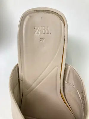 ZARA/ザラ/サンダル/シューズ/ベージュ/37