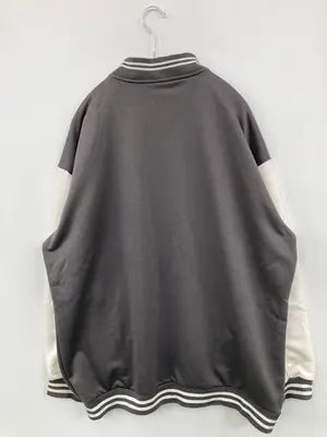 スタジャン/ジャケット/アウター/グレー/2XL