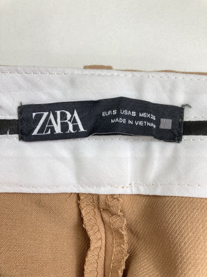 ZARA/ザラ/スラックス/パンツ/ベージュ/S