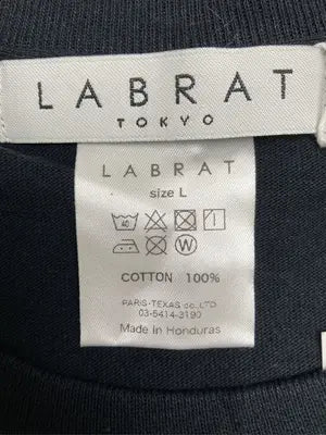 LABRAT TOKYO/Tシャツ/カットソー/トップス/ブラック/L