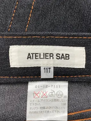 ATELIER SAB/アトリエサブ/デニムパンツ/パンツ/ブラック/11T