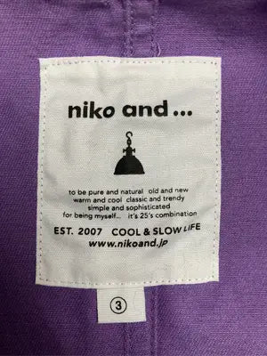 niko and .../ニコアンド/シャツ/ブラウス/トップス/パープル/3