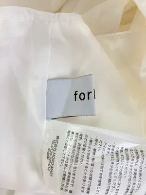 forksy./フォルクシー/ワンピース/ワンピース/ドレス/ホワイト/FREE