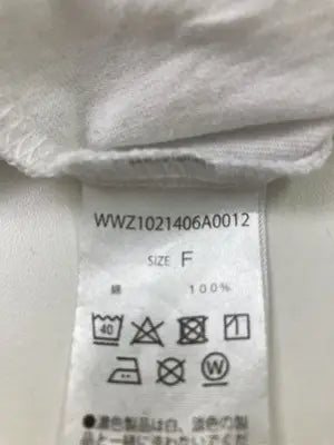 SLOPPY/スロッピー/Tシャツ/カットソー/トップス/ホワイト/F