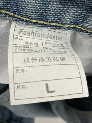 Fashion jeans/ファッションジーンズ/デニムパンツ/パンツ/ブルー/L