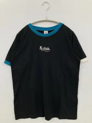 NICOLE CLUB/ニコルクラブ/Tシャツ/カットソー/トップス/ブラック/FREE