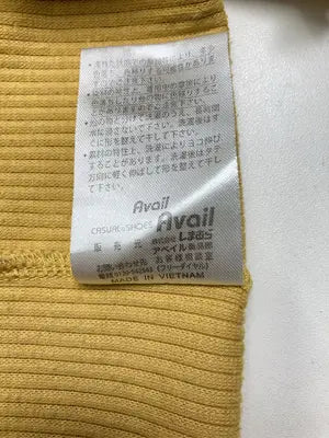 Avail/アベイル/Tシャツ/カットソー/トップス/ベージュ/M