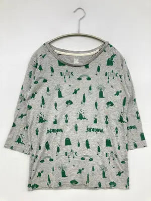 Design Tshirts Store graniph/デザインティーシャツストアーグラニフ/Tシャツ/カットソー/トップス/グレー/SS