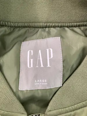 GAP/ギャップ/ブルゾン/ジャケット/アウター/グリーン/LARGE