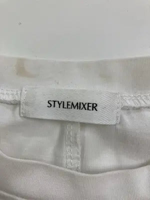 STYLEMIXER/スタイルミキサー/Tシャツ/カットソー/トップス/ホワイト/FREE