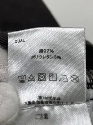 ANTIQUA/アンティカ/デニムパンツ/パンツ/ブラック/XL