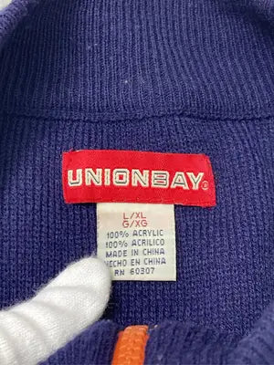 UNION BAY/ユニオンベイ/ニット/セーター/トップス/ネイビー/L/XL