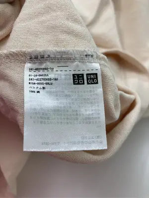 UNIQLO/ユニクロ/Tシャツ/カットソー/トップス/ベージュ/M