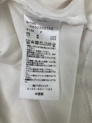EVA HARE/Tシャツ/カットソー/トップス/ホワイト/F