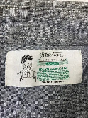 Hluctuer/シャツ/ブラウス/トップス/グレー/FREE SIZE
