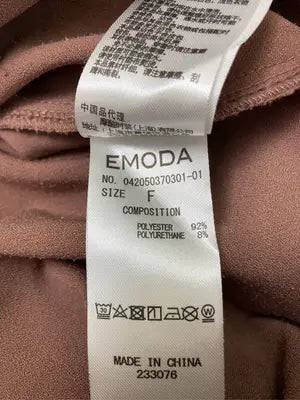 EMODA/エモダ/シャツワンピース/ワンピース/ドレス/ブラウン/F
