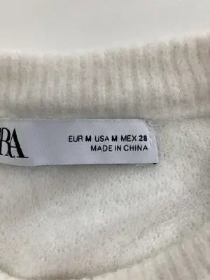 ZARA/ザラ/ニット/セーター/トップス/ホワイト/M