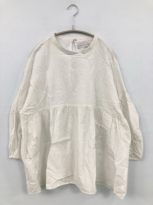 SEASON REASON by Lin&Red/シーズンリーズンバイリンアンドレッド/シャツ/ブラウス/トップス/ホワイト/LL