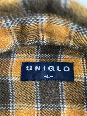UNIQLO/ユニクロ/シャツ/ブラウス/トップス/ブラウン/L