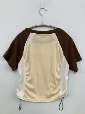 GORGE/ジョージ/Tシャツ/カットソー/トップス/ベージュ/F  バスト79～87　身長154～162