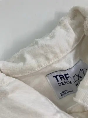 TRF DENIM/デニムジャケット/ジャケット/アウター/ホワイト/M
