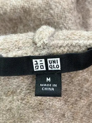 UNIQLO/ユニクロ/ニット/セーター/トップス/ベージュ/M