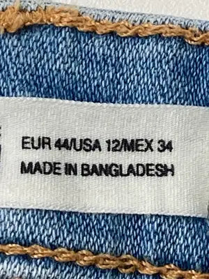 ZARA/ザラ/デニムパンツ/パンツ/ブルー/EUR 44/USA 12/MEX 34