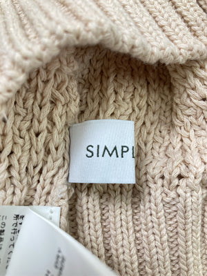 SIMPLICITE/サンプリシテ/ベスト/トップス/ベージュ/F