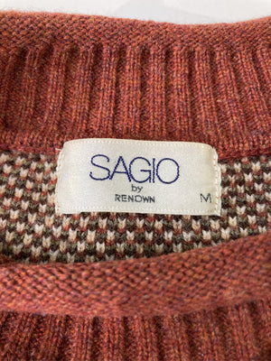 RENOWN/レナウン/ニット/セーター/トップス/オレンジ/M