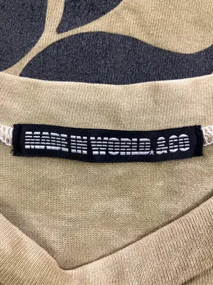 MADE IN WORLD & CO/Tシャツ/カットソー/トップス/ベージュ