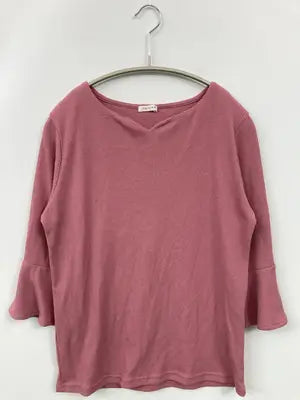 GLACIER/グラシア/Tシャツ/カットソー/トップス/ピンク/L