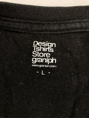 Design Tshirts Store graniph/デザインティーシャツストアーグラニフ/Tシャツ/カットソー/トップス/ブラック/L