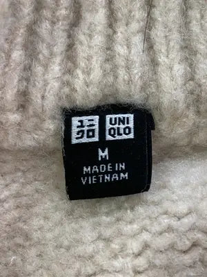 UNIQLO/ユニクロ/ニット/セーター/トップス/ベージュ/M