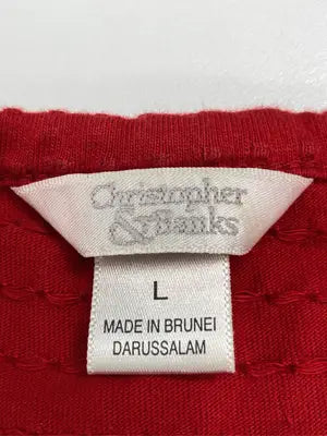 Christopher & Banks/ベスト/トップス/レッド/L